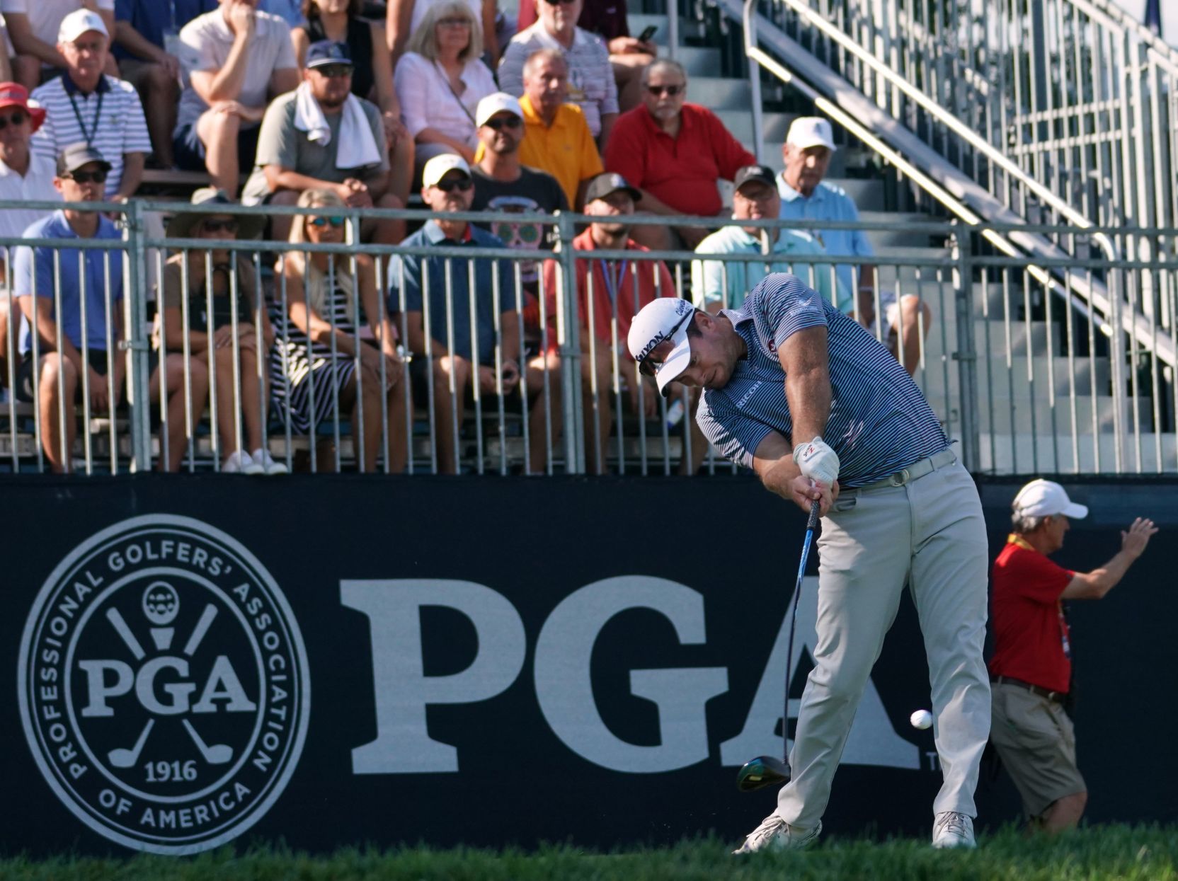 Opening round of the 100th PGA Championship at Bellerive Country Club